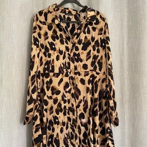 Animal print dress
